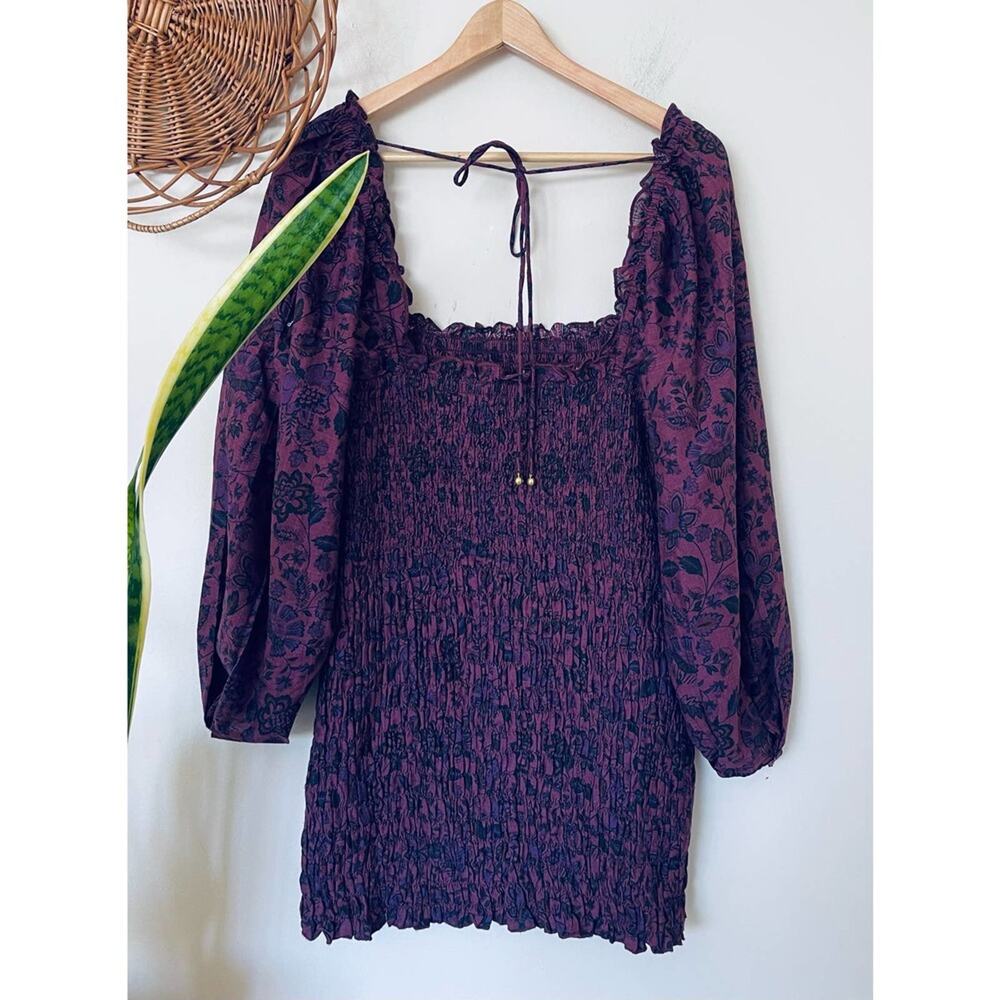 Free People Smock It To Me Mini Dress - Picture 7 of 10